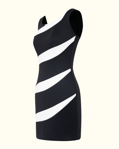 Robe Soirée tissu Néoprène aspect Crêpe fluide pour Femme-Robes- Dress-robe bodycon-robe en crêpe-EMDORIA PARIS
