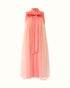 Robe midi Paula en tulle et coton avec grand noeud-Robes- 36-38-40-EMDORIA PARIS